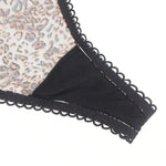 Sexy Blonde Panty i Ice Silk - leopard