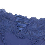 Sexy Blonde Panty i Ice Silk - blå