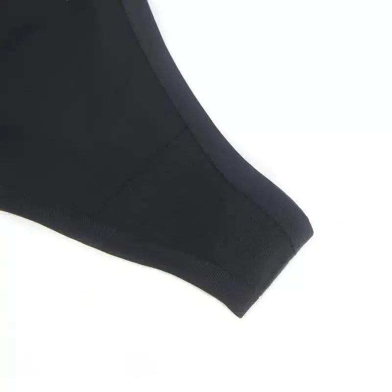 Sexy Sømløs Truse med Lav Midje - sort