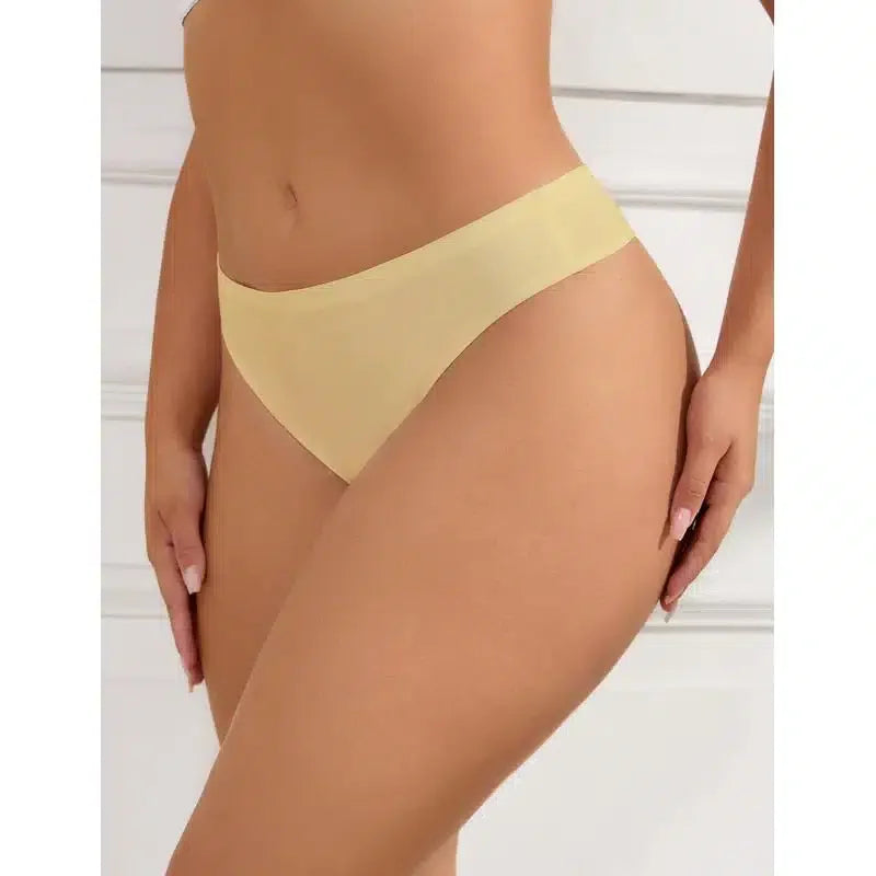 Sexy Sømløs Truse med Lav Midje - nude
