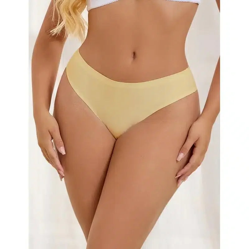 Sexy Sømløs Truse med Lav Midje - nude