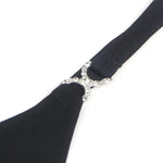 Sexy Bikini Truse med Diamantdetaljer - sort