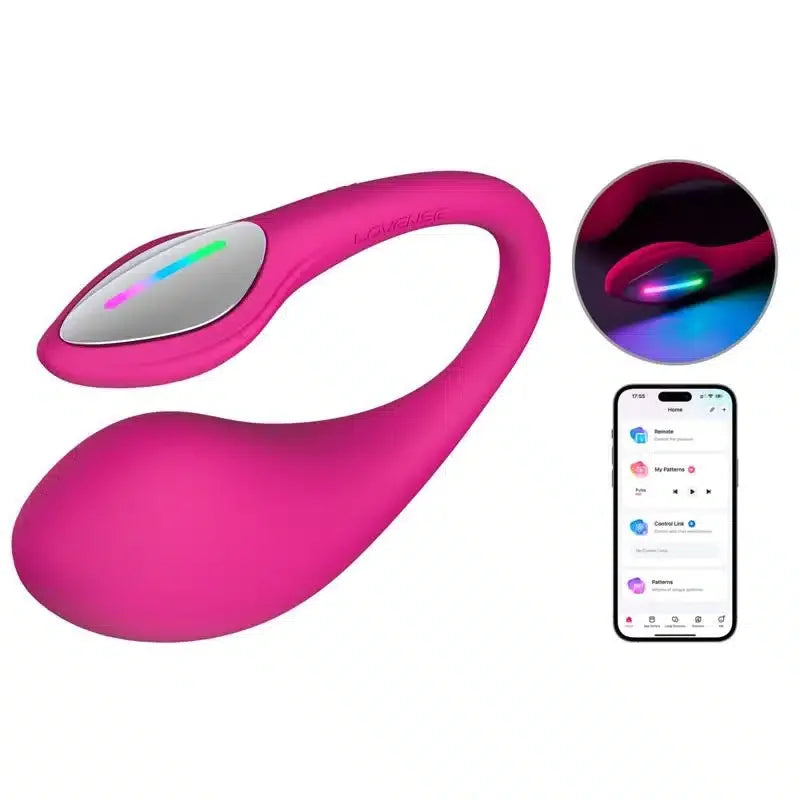 Lovense Lush 4 - G-punktvibrator med appstyring og lysshow
