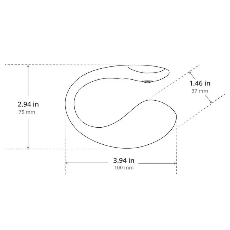 Lovense Lush 4 - G-punktvibrator med appstyring og lysshow