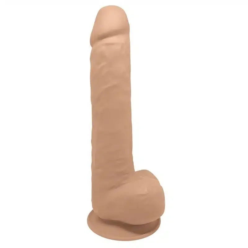 Silexd - Premium Dildo i Formbar Silikon 38 cm - lys