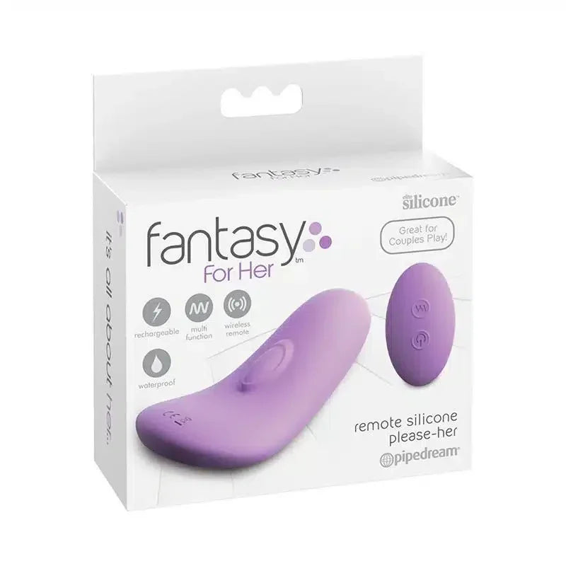 Fantasy For Her - Please Her – Fjernstyrt Trusevibrator for Diskré Nytelse og Kåt Parlek