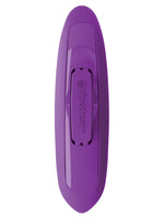 Underside av 3Some Rock N' Ride vibrator med Pipedream-logo og posisjoneringsrem