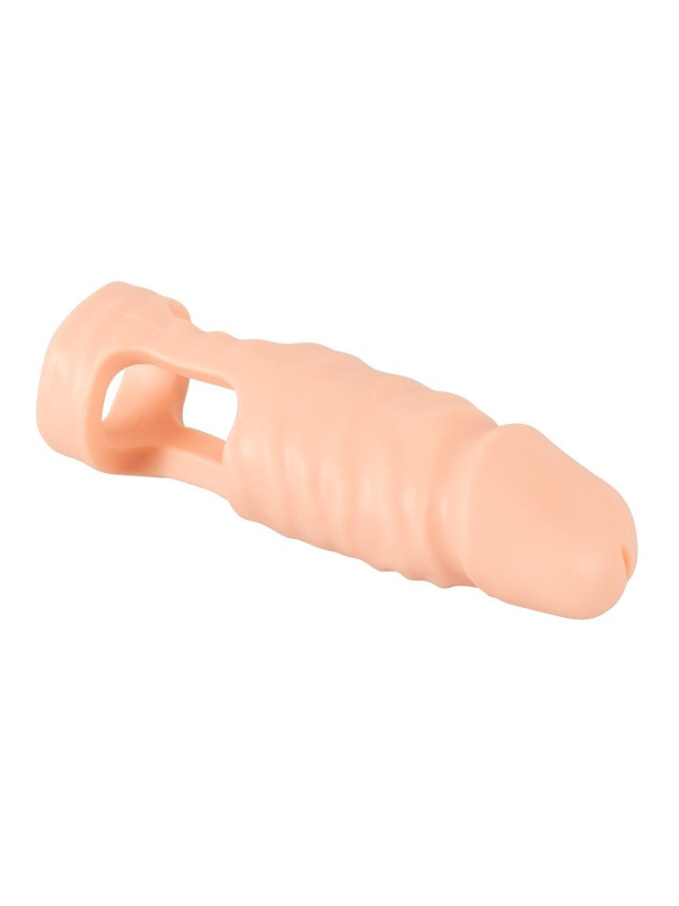 Ball stretcher med realistisk dildo – vinkelvisning