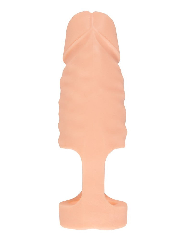 Ball stretcher med dildo – bakside