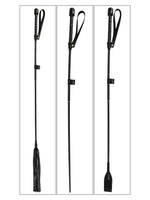 Bad Kitty Crop Set – flogger, spanskrør og ridepisk satt på håndtaket