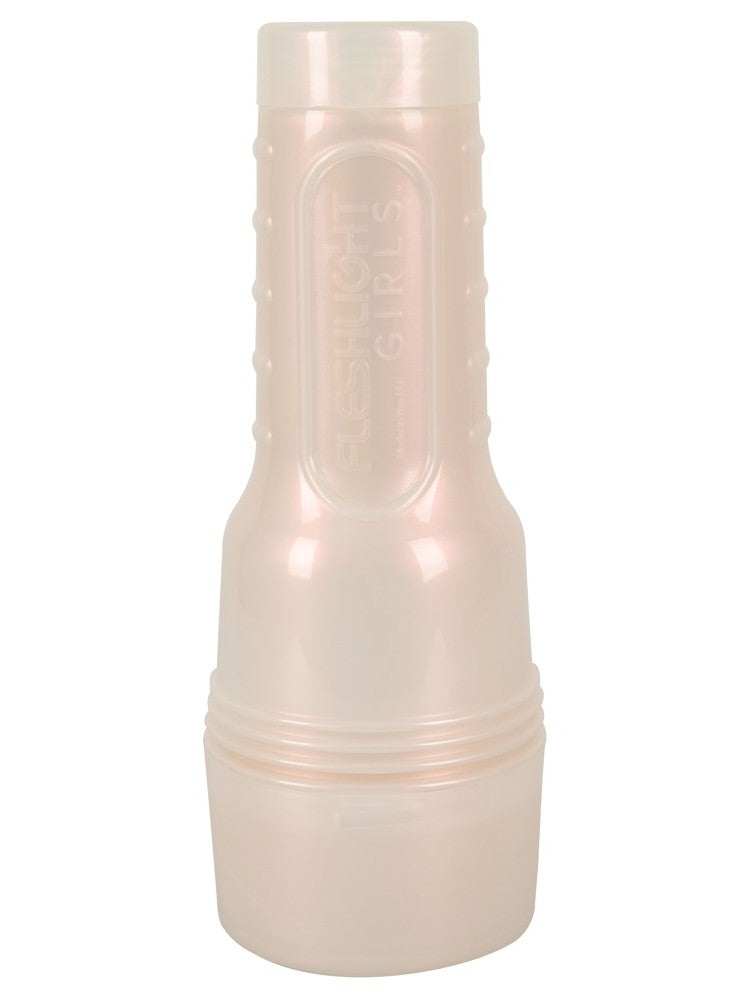 Fleshlight Fantasy Mia Malkova Headshot med lukket torch-design og beige ytre hylse