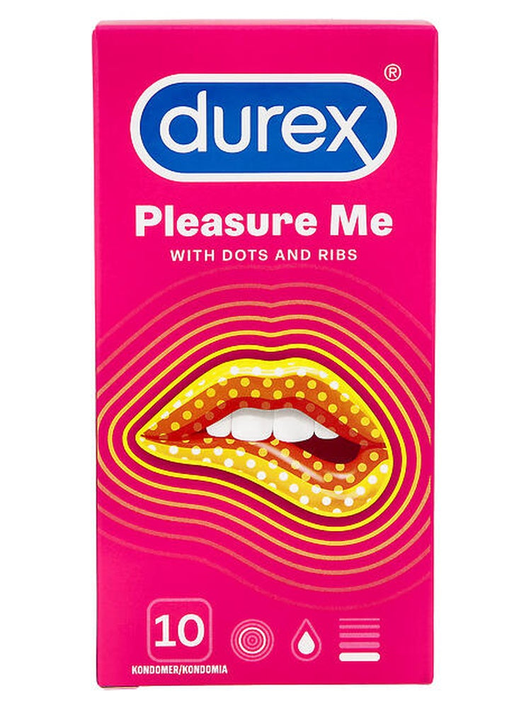 Durex - Pleasure Me Kondomer 10stk