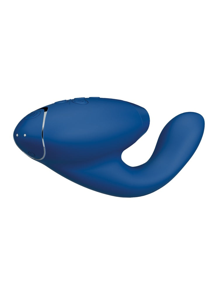 Womanizer Duo 2 nærbilde – stimuleringshode for trykkbølger og ergonomisk design