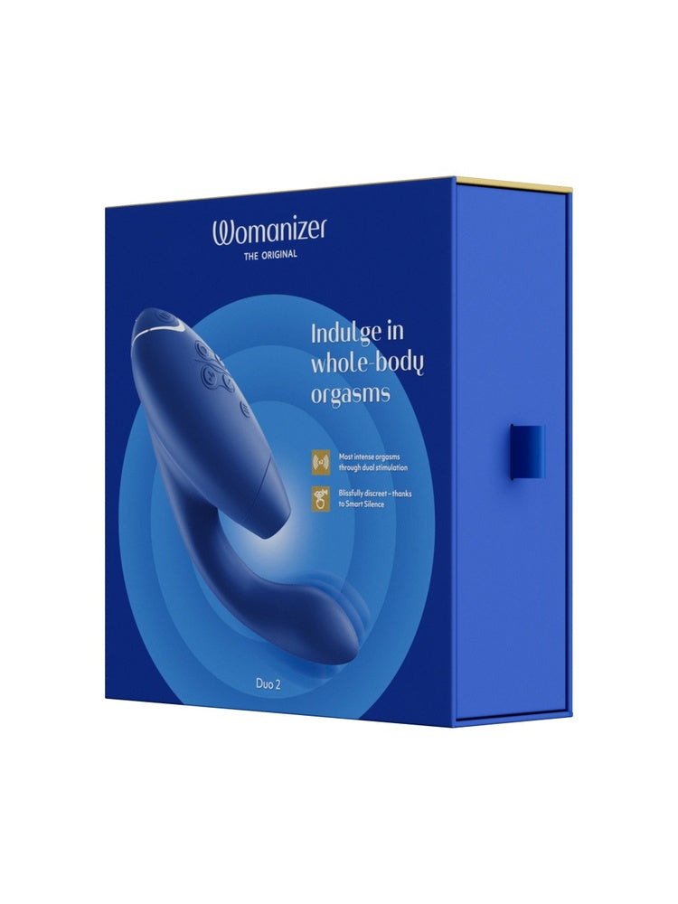Emballasje Womanizer Duo 2 – original eske med produkt og design