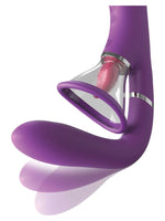 Nærbilde av Fantasy For Her - Slikkemaskin og G-punktvibrator med roterende tungefunksjon