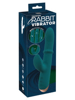 You2Toys Thumping Rabbit Vibrator i originalemballasje – mørkeblå produkteske med teksten “With Moving Ring” og “Thumping Function”.