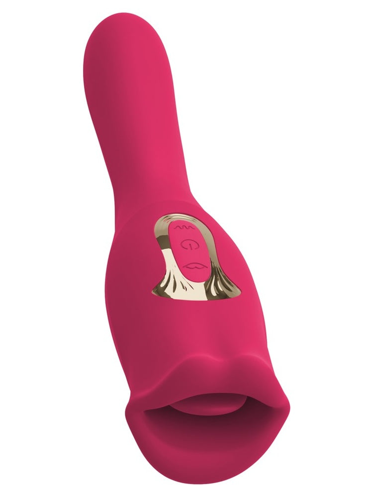 You2Toys Oral Fun tungevibrator med munnformet åpning for oralsex-stimulering