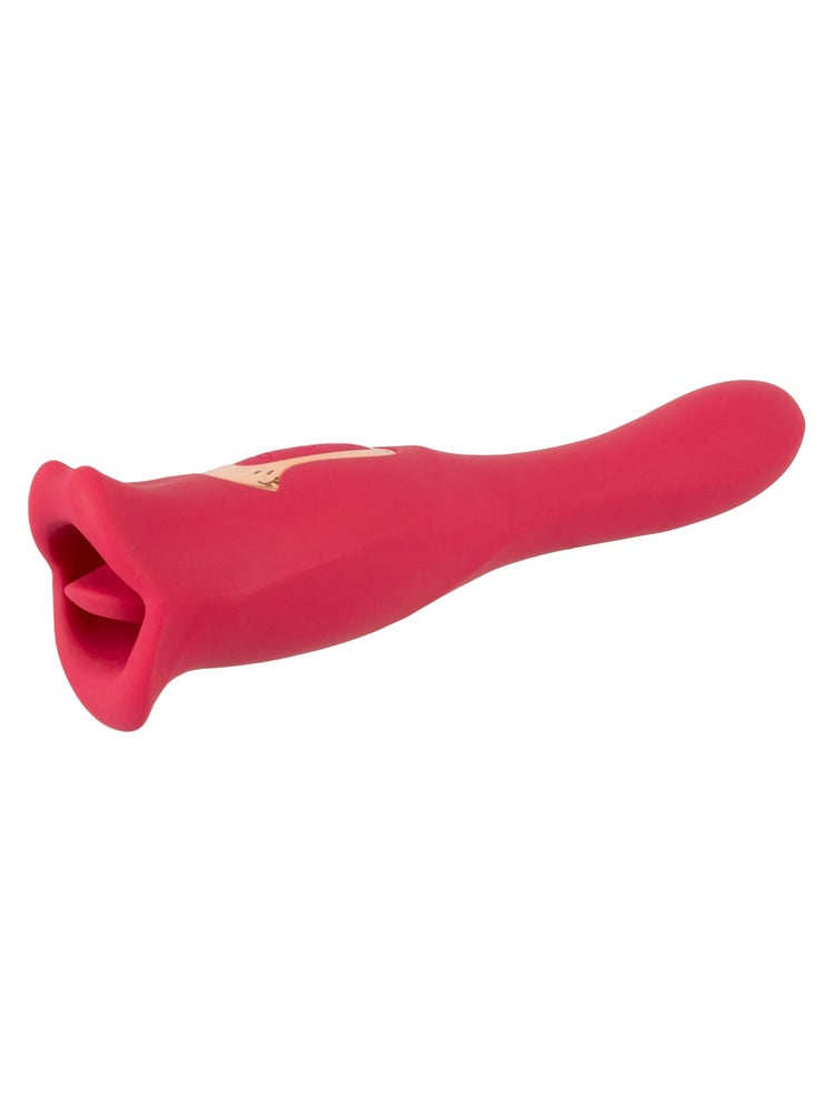 Sidevisning av You2Toys Oral Fun tungevibrator med fleksibel form