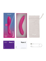 Innhold i pakken: We-Vibe vibrator, ladekabel, oppbevaringspose og manualer