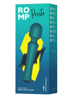 ROMP Presto – forsiden av esken til massasjestaven