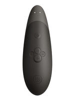 Womanizer Enhance i sort, sett bakfra med magnetiske ladekontakter.