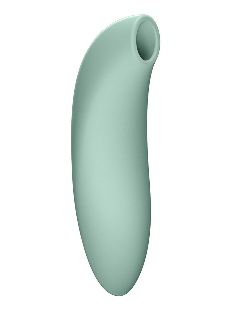 We-Vibe Melt 2 i mintgrønn, sideprofil med ergonomisk form.