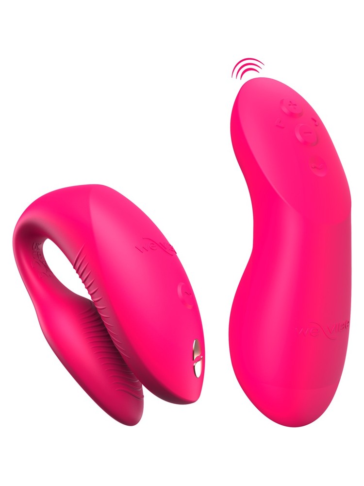 We-Vibe Chorus Pro Rosa – parvibrator og Haptic Squeeze-fjernkontroll