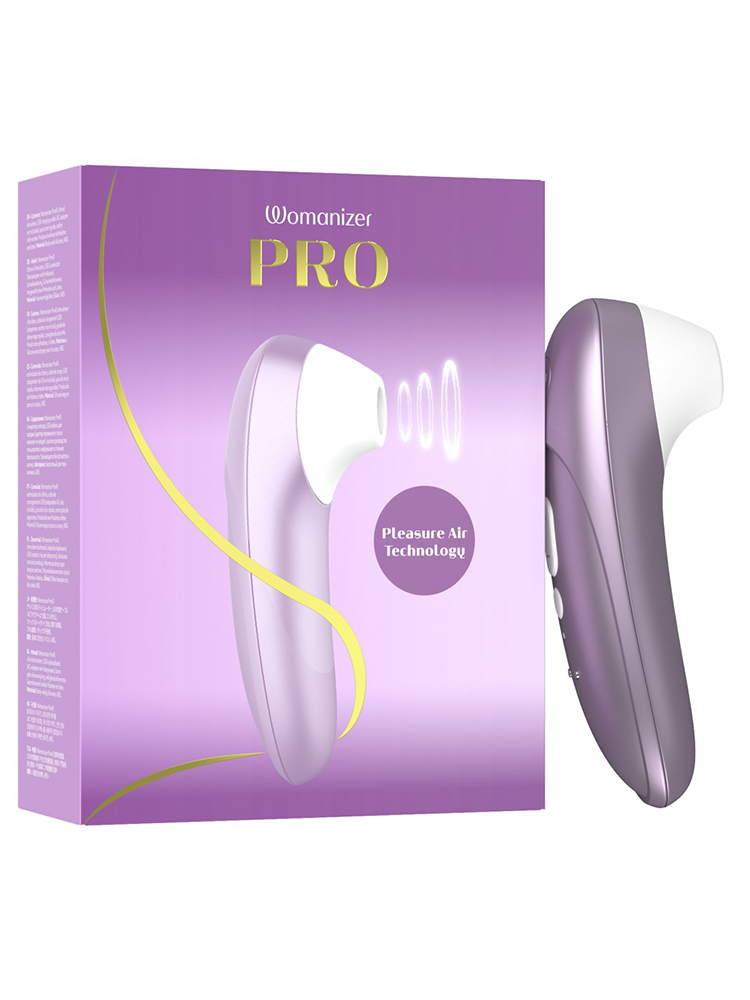 Lilla Womanizer Pro lufttrykk vibrator med eske, sexleketøy for kvinner.