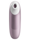 Lilla og hvit klitorisstimulator med ergonomisk design, sexleketøy for kvinner.