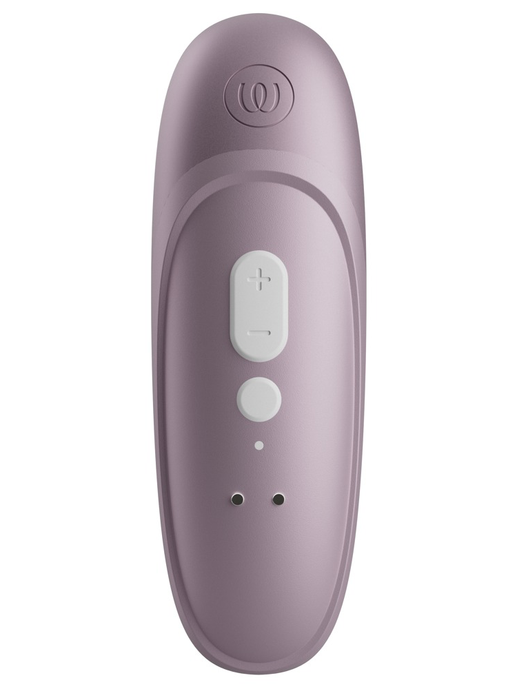 Lilla klitorisvibrator med knapper for styring, ergonomisk design, sexleketøy for voksne.