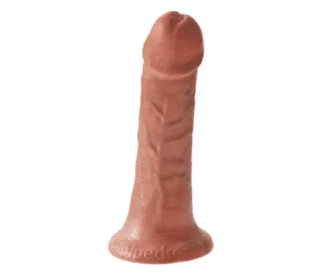 King Cock - Tan Realistisk Dildo 15 cm