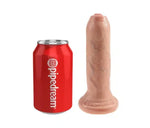 King Cock - Uncut Dildo Med Forhud 15cm