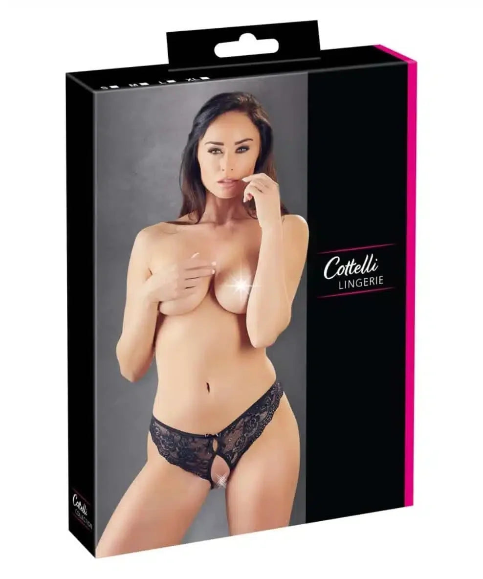 Cottelli Collection - Blondehipster Med Utskjæring Svart