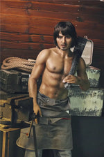 Filip. Realistisk mannlig sexdukke i silikon. 162 cm høy og veier 38 kg.