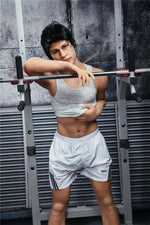 Emil. Realistisk mannlig sexdukke i silikon. 162 cm høy og veier 38 kg.