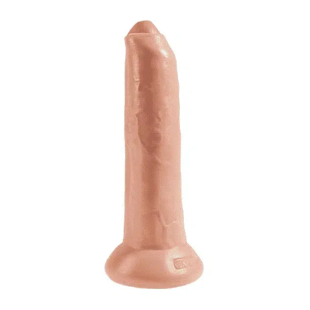 King Cock - Uncut Dildo Med Forhud 23cm