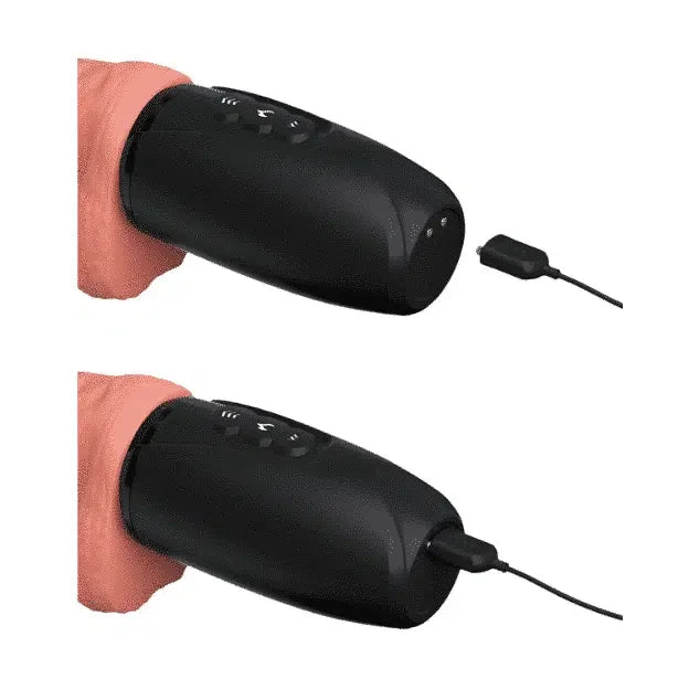 King Cock Plus - Vibrerende Dildo med Støtfunksjon