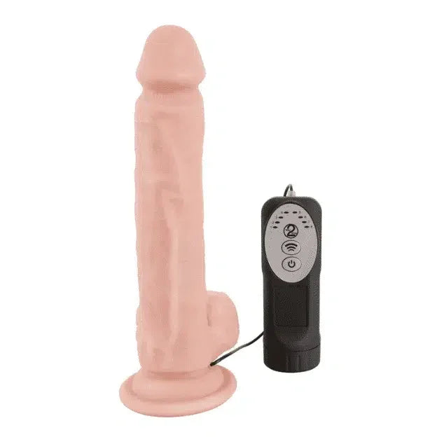 You2Toys - Dildo med Vibrasjoner og Støtfunksjon