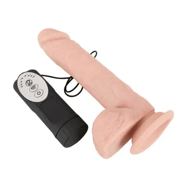 You2Toys - Dildo med Vibrasjoner og Støtfunksjon