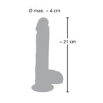 You2Toys - Dildo med Vibrasjoner og Støtfunksjon