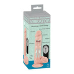 You2Toys - Dildo med Vibrasjoner og Støtfunksjon