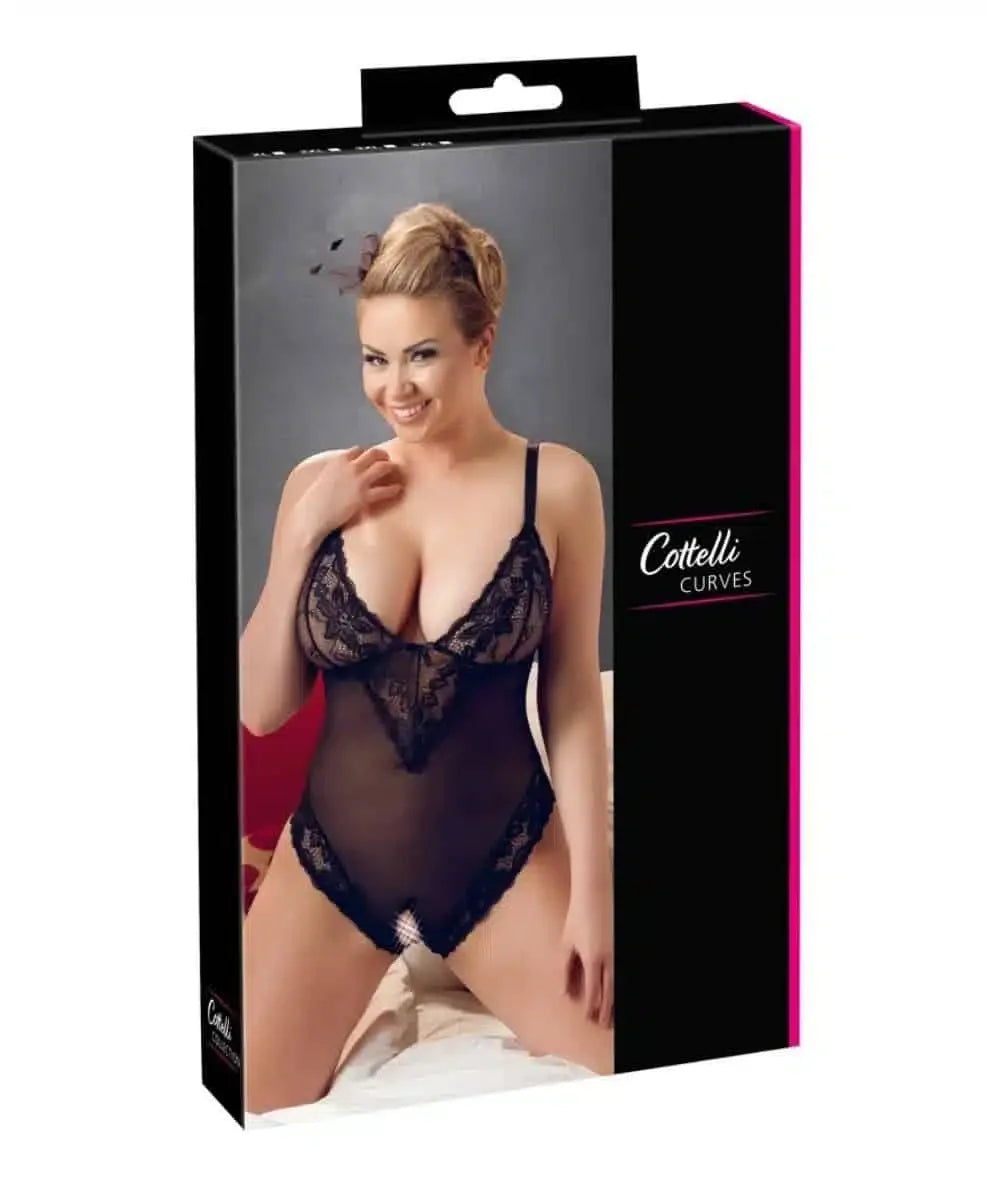 Cottelli Collection Curves - Body med Frekk Åpning