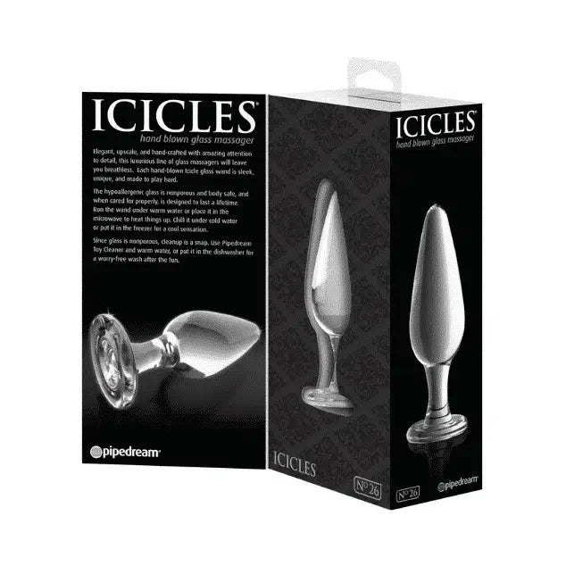 Pipedream - Icicles No 26 Buttplug Klar