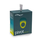 We-Vibe Pivot vibrating ring product packaging with blue and yellow gradient design