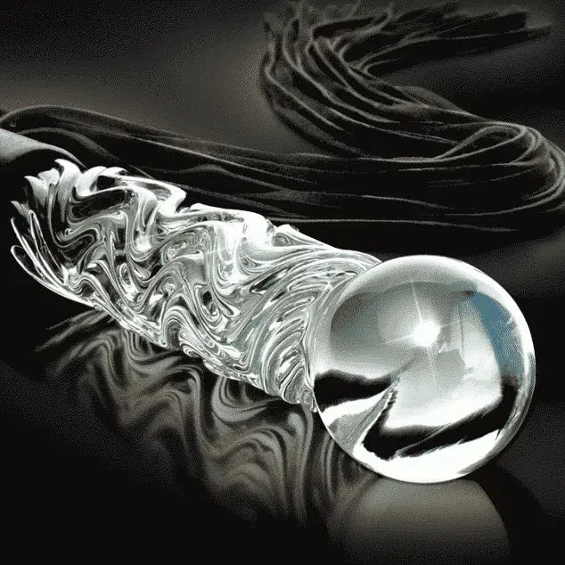 Icicles - Glassdildo og Pisk