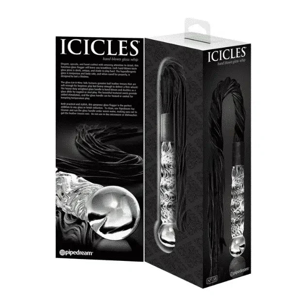 Icicles - Glassdildo og Pisk