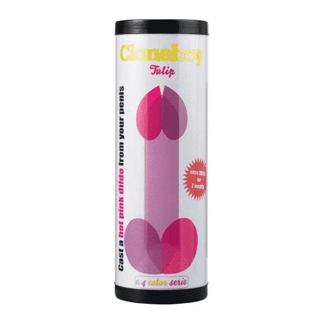 Cloneboy Tulip kit with pink penis-shaped design for making customizable adult toys.