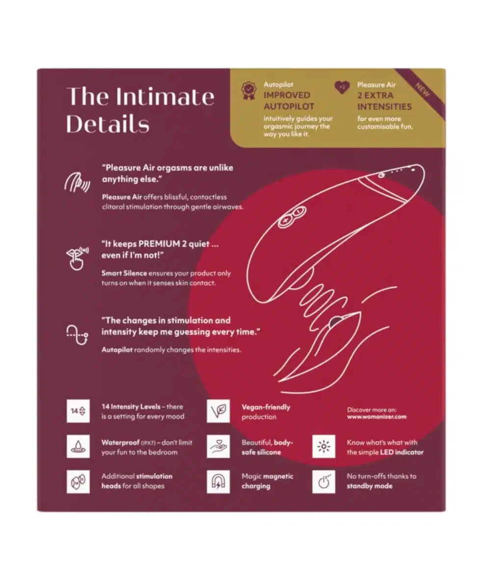Womanizer - Premium 2 Rød