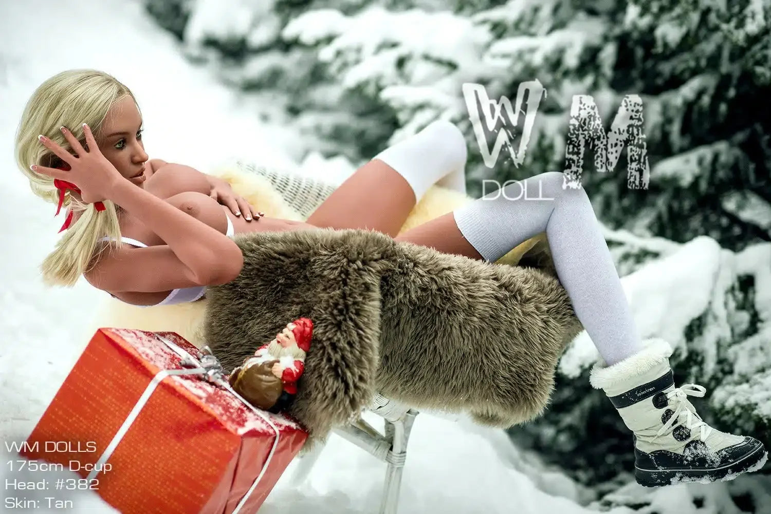 Agnete. Realistisk sexdukke. 175 cm høy og veier 38 kg. Komplett med lyd og varmeutstyr. Tilpasninger er mulig. Oral, vaginal og anal åpning.