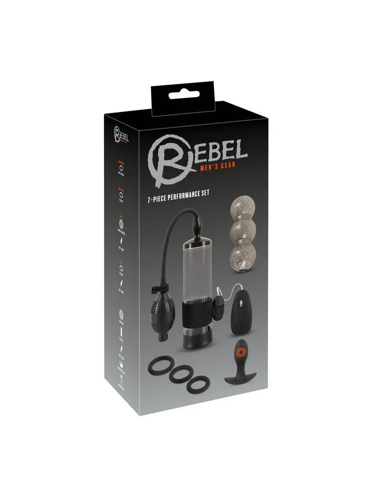 Rebel 7 Piece sexleketøy sett i original emballasje